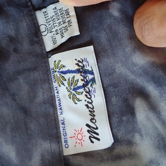 Vintage 90's Hawaiian Monticerutti Original Hawaiian Aloha Shirt Size L - Picture 4 of 4